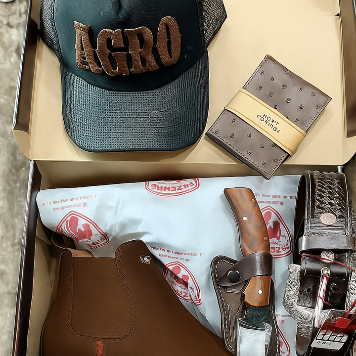 KIT TEXANO OFICIAL ESTILO RESPEITO E ATITUDE